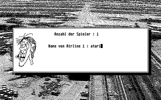 Airline Manager atari screenshot